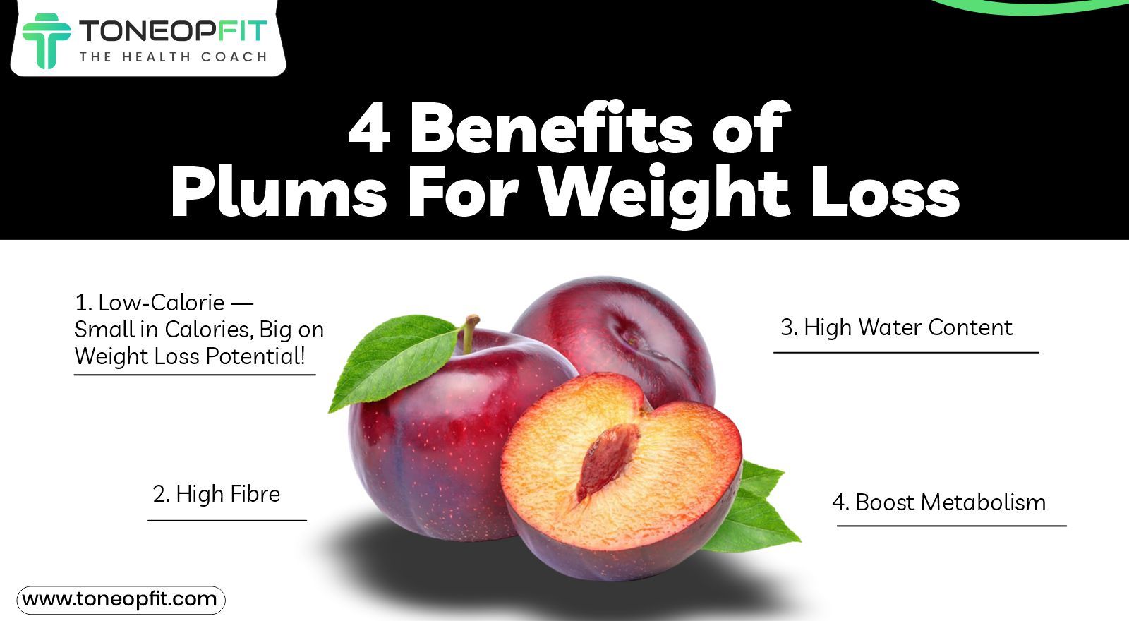 4 Benefits of Plums For Weight Loss